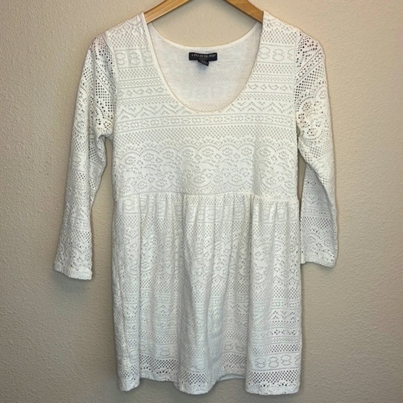 A Pea In the Pod Maternity Lace Dress Sz Small - Picture 1 of 6